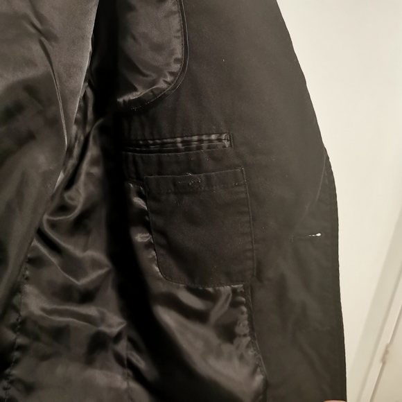Mens Black Jacket/Coat - Picture 4 of 5